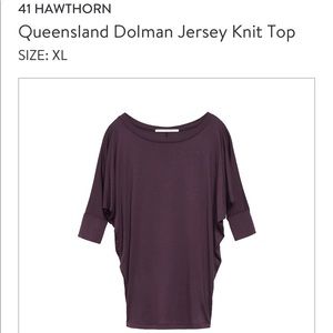 Dolman Jersey Knit Top